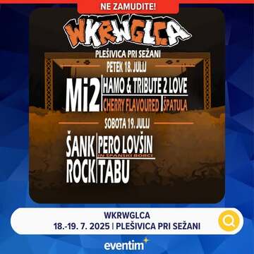 Mladifest, plakat za glavna dogodka; FB.